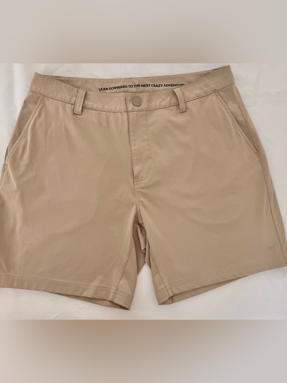 Men's RHONE Commuter shorts 33 Tan 7"